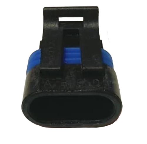 4 Pin Male Connector - Color: Black