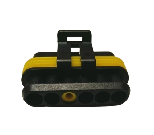 6 Pin Female Connector - Material: Pvc