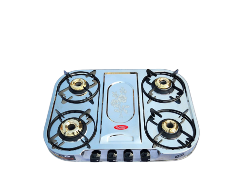 Global Flame 4012 4 Plus 4 Burner Gas Stove - Gas Type: Lpg