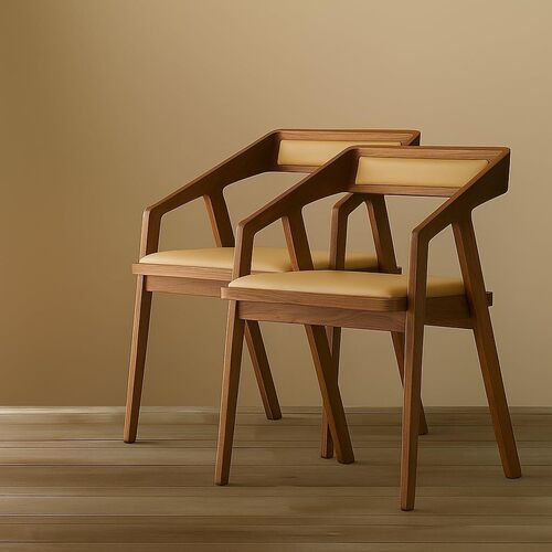 Solid Sheesham Arm Kursi Modern Wooden High Chair - Application: No
