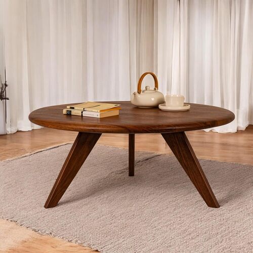 Solid Wood Coffee Table For Living Room, Dining Room, Bedroom, Kitchen, Office Home Decor - Application: No