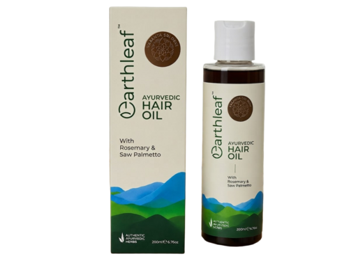 Ayurvedic Hair Oil With Rosemary & Saw Palmetto 200 ML