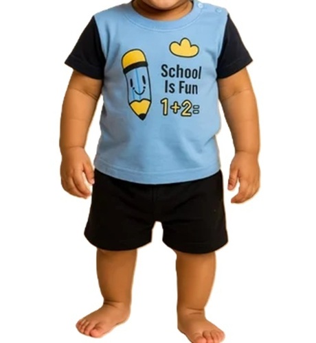 Kids Cotton T Shirt Short Set