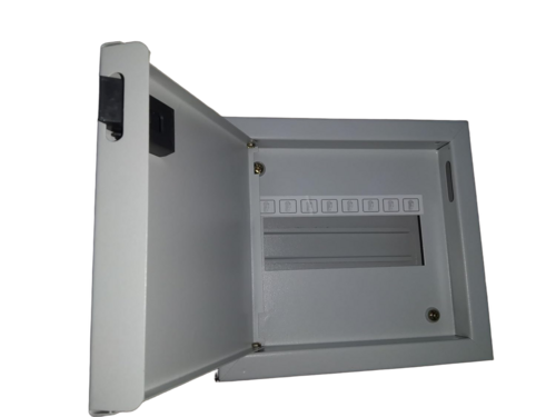 Mild Steel Heavy Duty 8 Way Mcb Box - Color: White