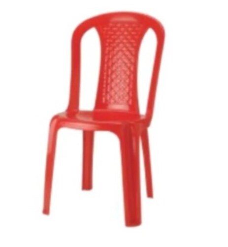 Plastic Arm Less Chair - Color: Various Colors Are Available