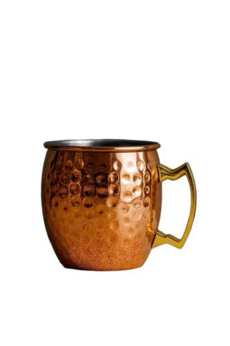 Copper Hammered Mug With Strew - Application: Bars