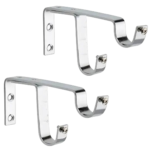 Curtain Brackets Rod Rail - Color: Na