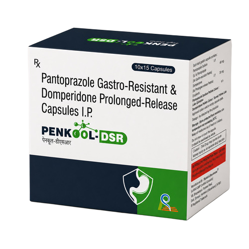 Pantoprazole Gastro-Resistant And Domperidone Prolonged-Release Capsules Ip Penkool-Dsr - Drug Type: Generic Drugs