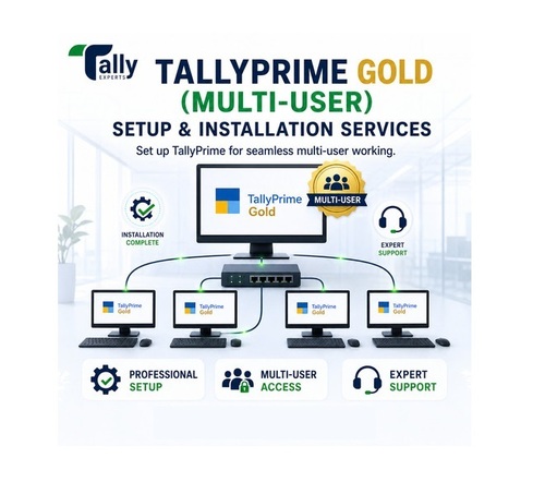 TallyPrime Gold Multi-User Setup and Installation Services
