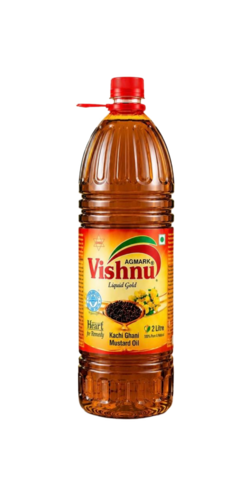 Vishnu Kachi Ghani Mustard Oil 2 Ltr - Packaging Size: 5 Litre