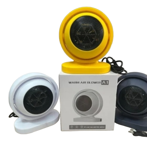 Mini Electric Air Heater - Color: Yellow And Black
