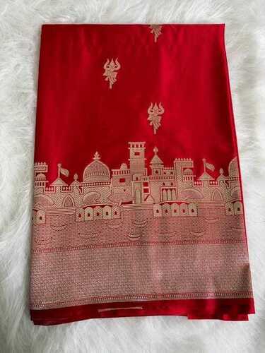 Banarasi Printed Silk Saree