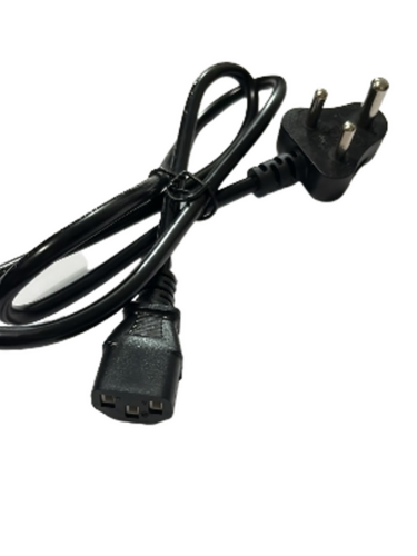 Computer Power Cable - Color: Black