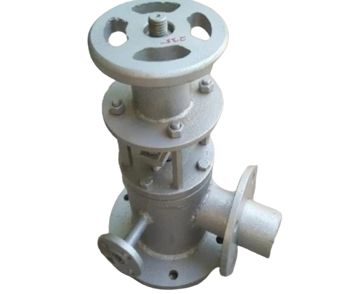 Hopper Feeder Valve For Sulphur Burner - Color: White