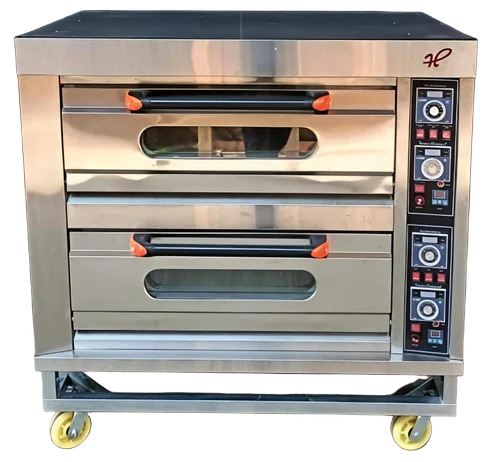 Silver Electric 2 Deck 4 Tray Oven
