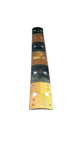 Yellow And Black Rubber Speed Breaker
