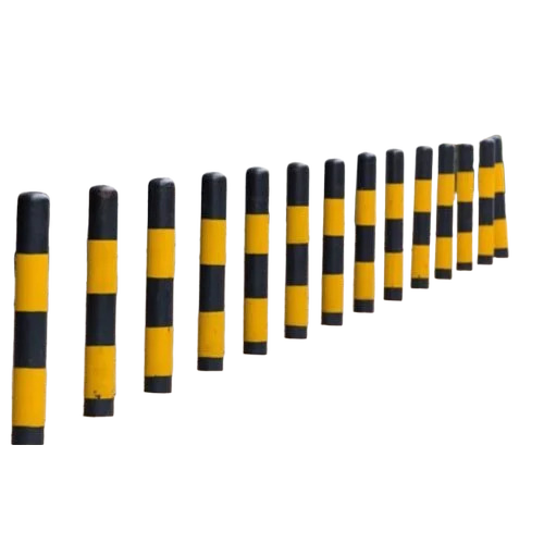 Yellow Road Safety Bollard