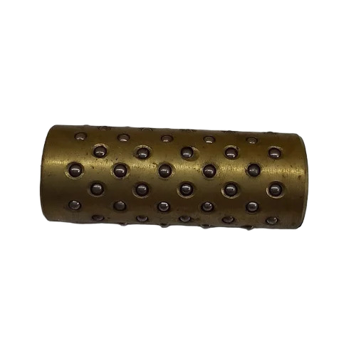 Cylindrical 10mm Brass Ball Cage