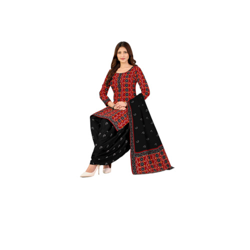 Cotton 3 Pics Kurti Set Material