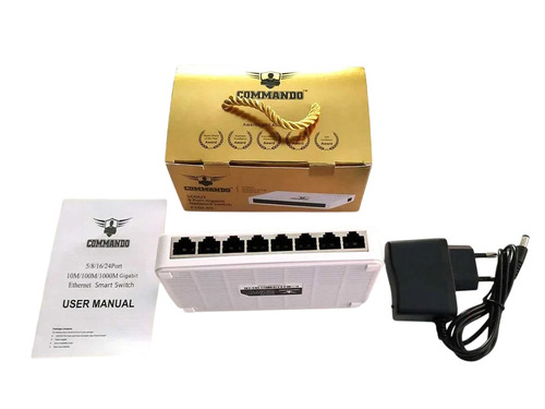 E100-8 Commando Scout E100 8x100m Ethernet Unmanaged Switch