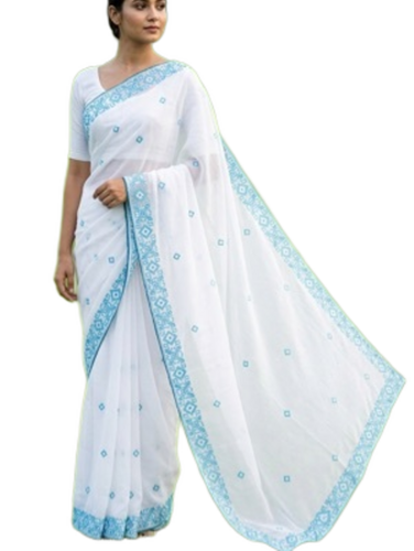 Embroidery Sarees - Fabric Type: Art Silk