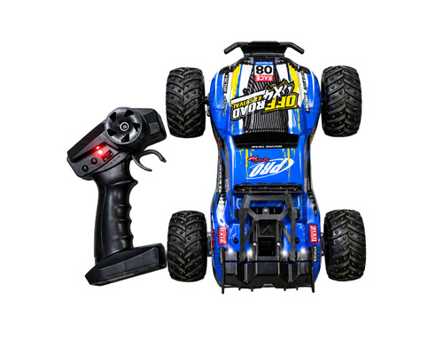 Rechargeable Remote Control Rc Car 1:18 Scale Off Road Monster Truck With App & Remote Control - Age Group: 8+
