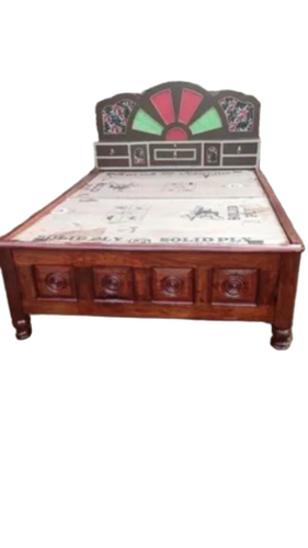 Brown Double Bed By Hera Furniture