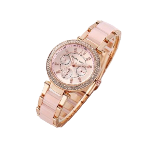 Michael Kors Ladies Wrist Watch - Color: Rose Gold