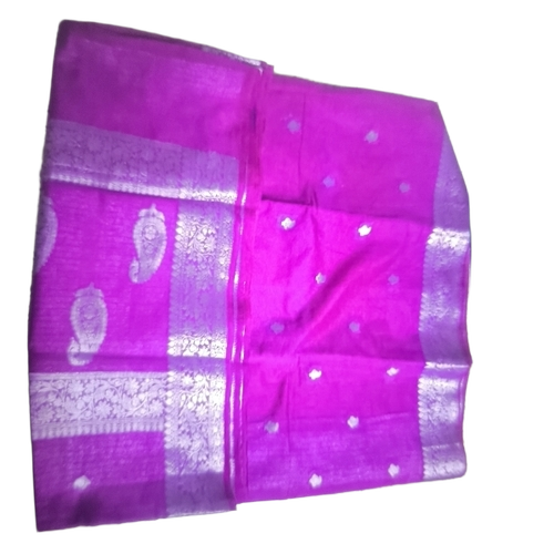 Rose Pink Silk Saree