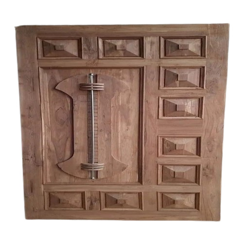 Brown Teak Wood Door