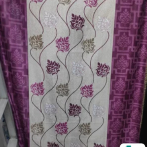 Green Polyester Door Curtain