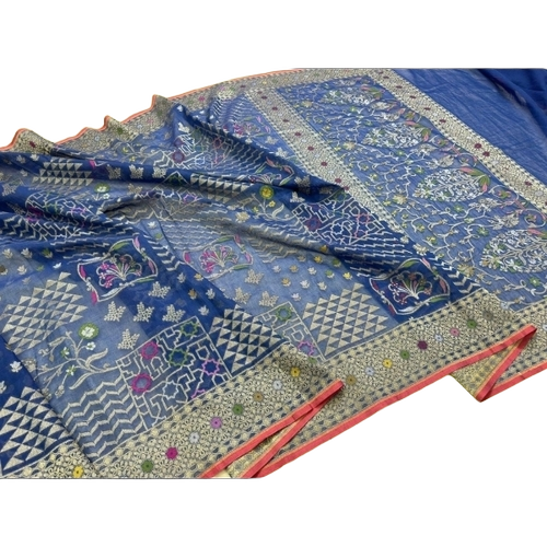 Jamdani Cotton Silk Saree
