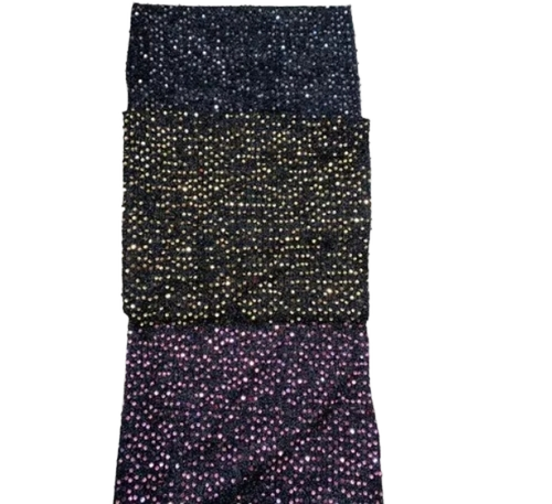 31 Inches Lurex Fur Fabric With 5Mm Sequin - Color: Various Color