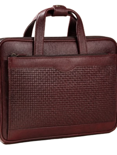 Leather Laptop Bags - Color: Brown