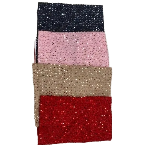 Lurex Fur Fabric With 5Mm Sequin - Color: Various Color