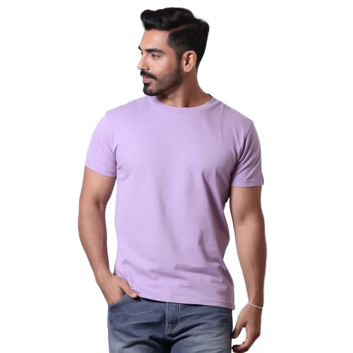 Plain Cotton Round Neck T Shirt