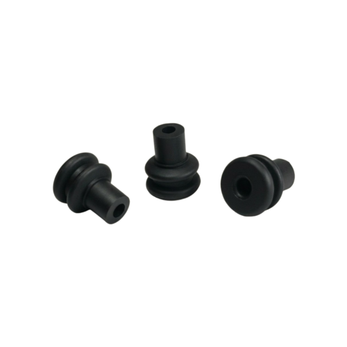 090-Srs 2 Rib 1.4 Mm Automotive Connector Silicone Wire Seal - Color: As Per Requirement
