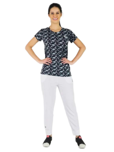 Ladies Black Printed T Shirts