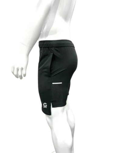Men Black Sports Short