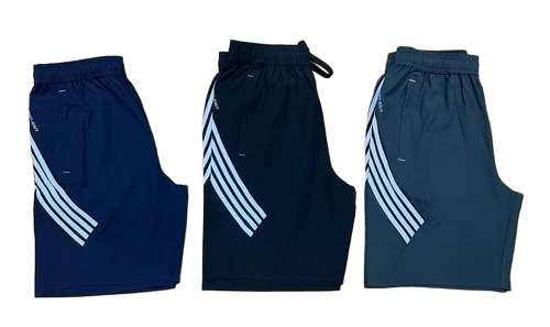 Men Striped Sports Shorts