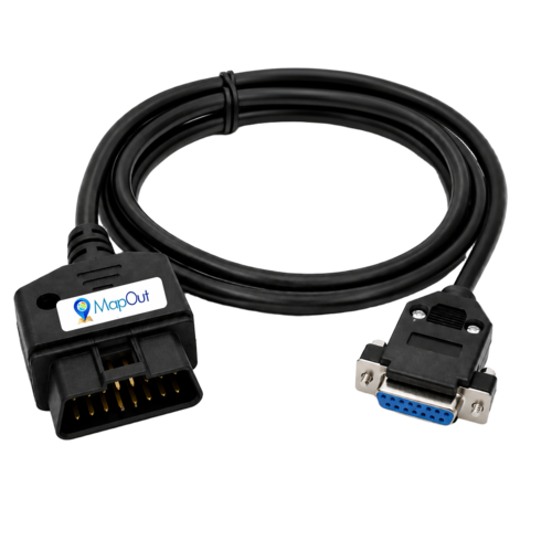 Smpl001 Ashok Leyland Obd-Ll 16 Pin Male To Db-15 Female Bs4 Scantool Diagnostic Cable