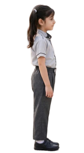 Kids Grey Poly Cotton School Uniform