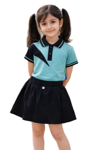 Kids Sky Blue Poly Cotton School Uniform