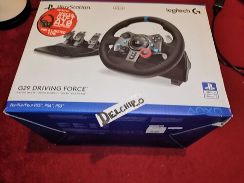 Logitech Dual-Motor Feedback Driving Force G29 Gaming Racing Wheel with Responsive
