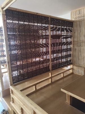 Bamboo Curtains - Color: Brown