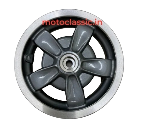 Piaggio Vespa Scooter Alloy Wheel - Color: Black
