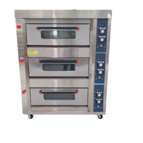 Stainless Steel Triple Deck Ovens