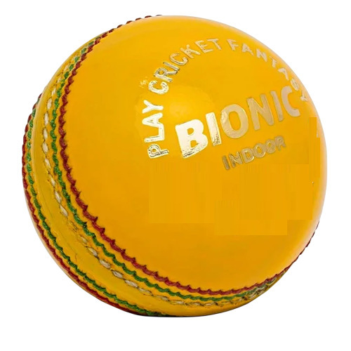 Yellow Leather Cricket Ball - Age Group: Adults