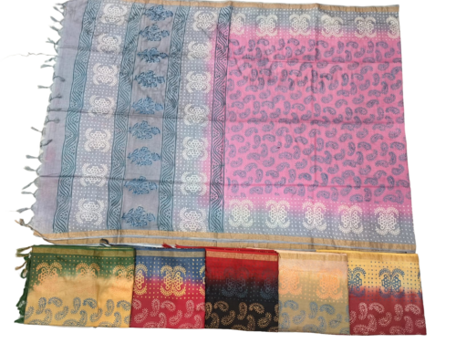 Art Silk Saree - Pattern: Print