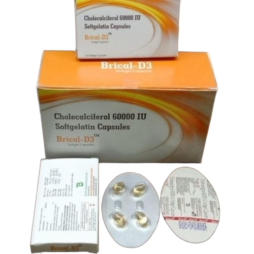 Brical D3 Cholecalciferol 60000 Iu Softgelatin Capsules